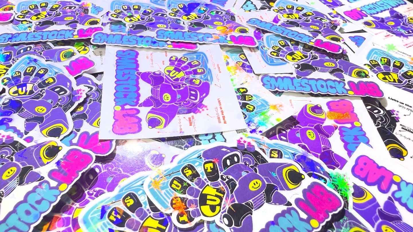 SMILESTOCKのステッカー